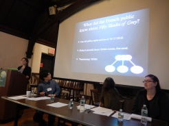 Robyn Pront (Yale University), “Obscenities upon obscenities: Bad sex and bad writing in 50 Nuances de Grey.”